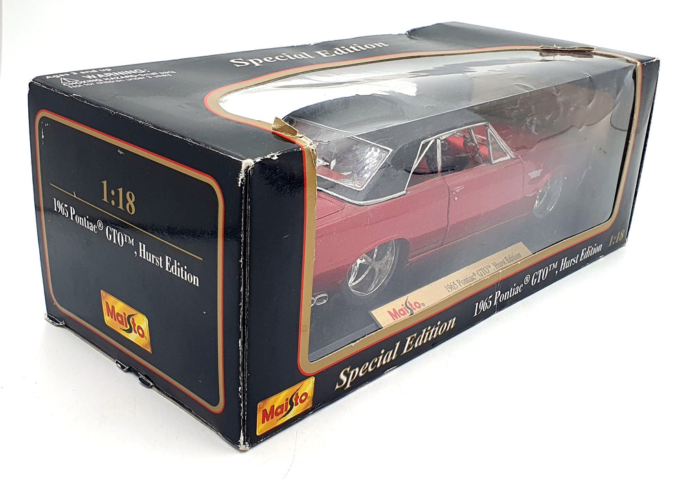 Maisto 1/18 Scale 31065 - 1965 Pontiac GTO - Met Red
