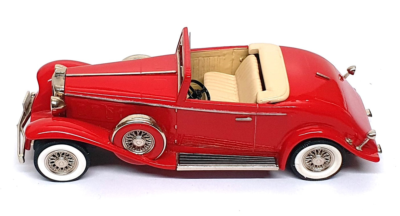 Brooklin 1/43 Scale BRK96 - 1931 Marmon Sixteen 2Str. Convertible J. ROBERTS Red