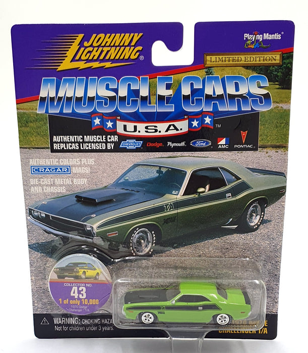 Johnny Lightning 1/64 Scale 203-02 Muscle USA 1970 Dodge Challenger T/A #43