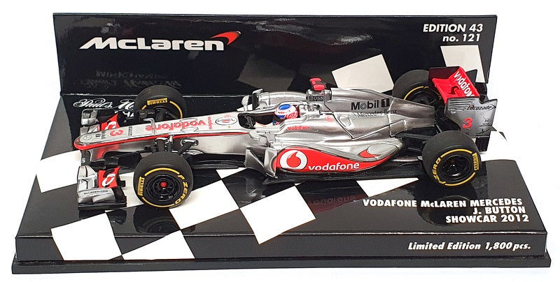 Minichamps 1/43 Scale 400 060412 - F1 Honda RA106 1st Win Hungary GP 2006 Button