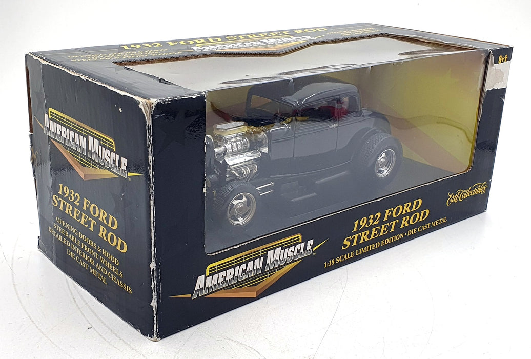 Ertl 1/18 Scale Diecast 32310 - 1932 Ford Street Rod - Black