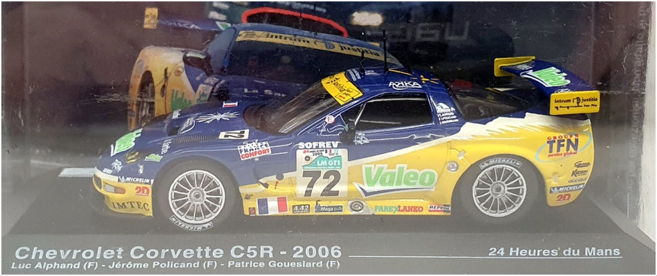 Altaya 1/43 Scale 27424B - Chevrolet Corvette C5R #72 24h Le Mans 2006