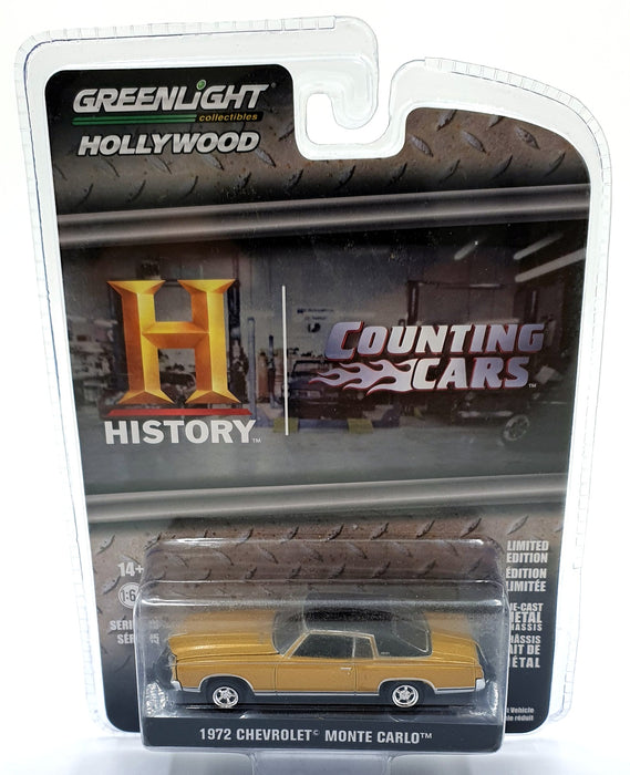 Greenlight 1/64 Scale 44950-D - 1972 Chevrolet Monte Carlo - Gold