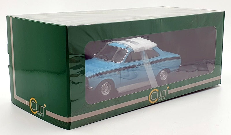 Cult Models 1/18 Scale CML063-2 - 1973 Ford Escort Mexico - Blue