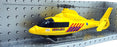Cararama 1/43 Scale 001043 - Ambulance Helicopter - Yellow