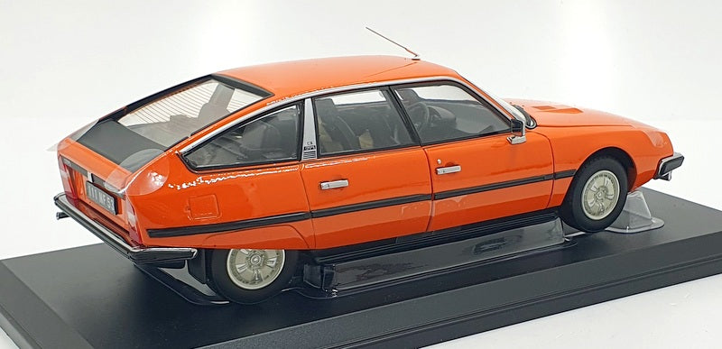 Norev 1/18 Scale Diecast 181524 - 1977 Citroen CX 2400 GTI - Mandarin Orange