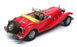 Franklin Mint 1/24 Scale Diecast 150326H - 1935 Mercedes-Benz 500K - Red