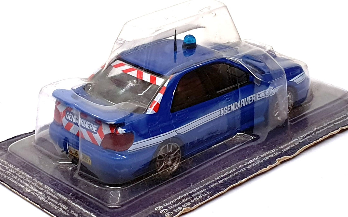 Altaya 1/43 Scale A0997 - Subaru Impreza Gendarmerie Police Car - Blue