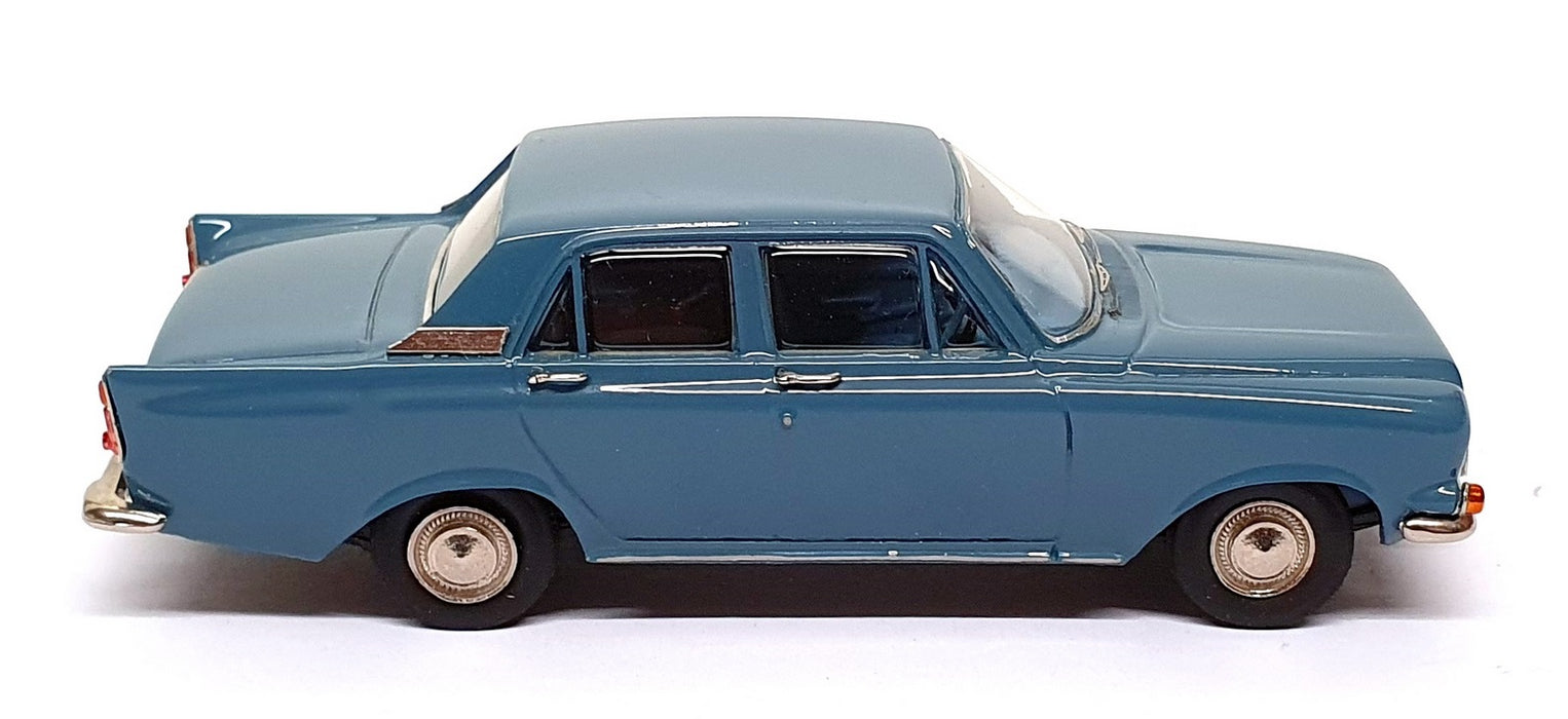 Crossway Models 1/43 Scale CM09 - Ford Zephyr Mk3 Saloon - Aqua Blue