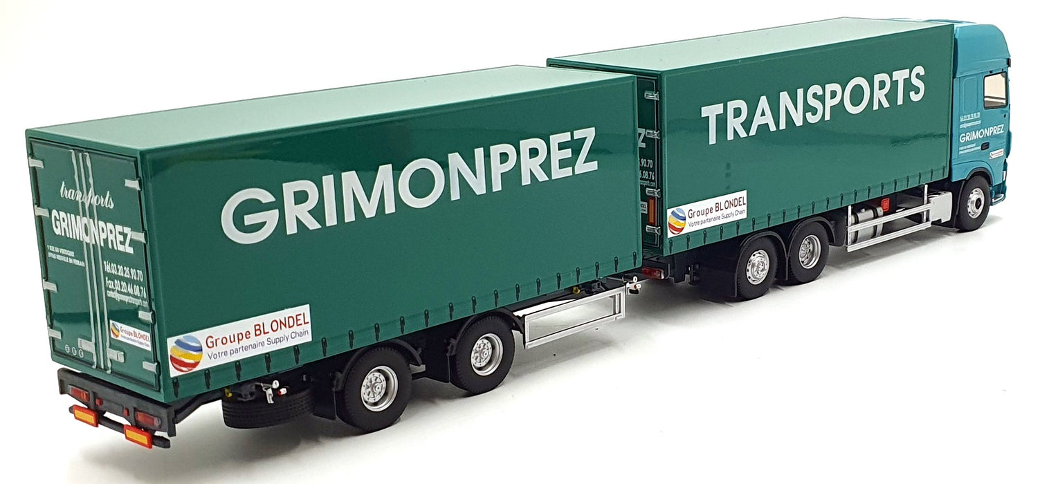 Eligor 1/43 Scale 116355 - 2017 DAF XF MY Camion Remorque Transports Grimonprez