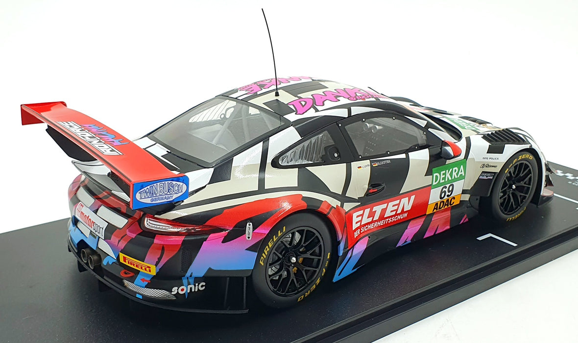 IXO 1/18 Scale Diecast LEGT18020 - Porsche 911 GT3 R 2016 #69 ADAC GT Masters