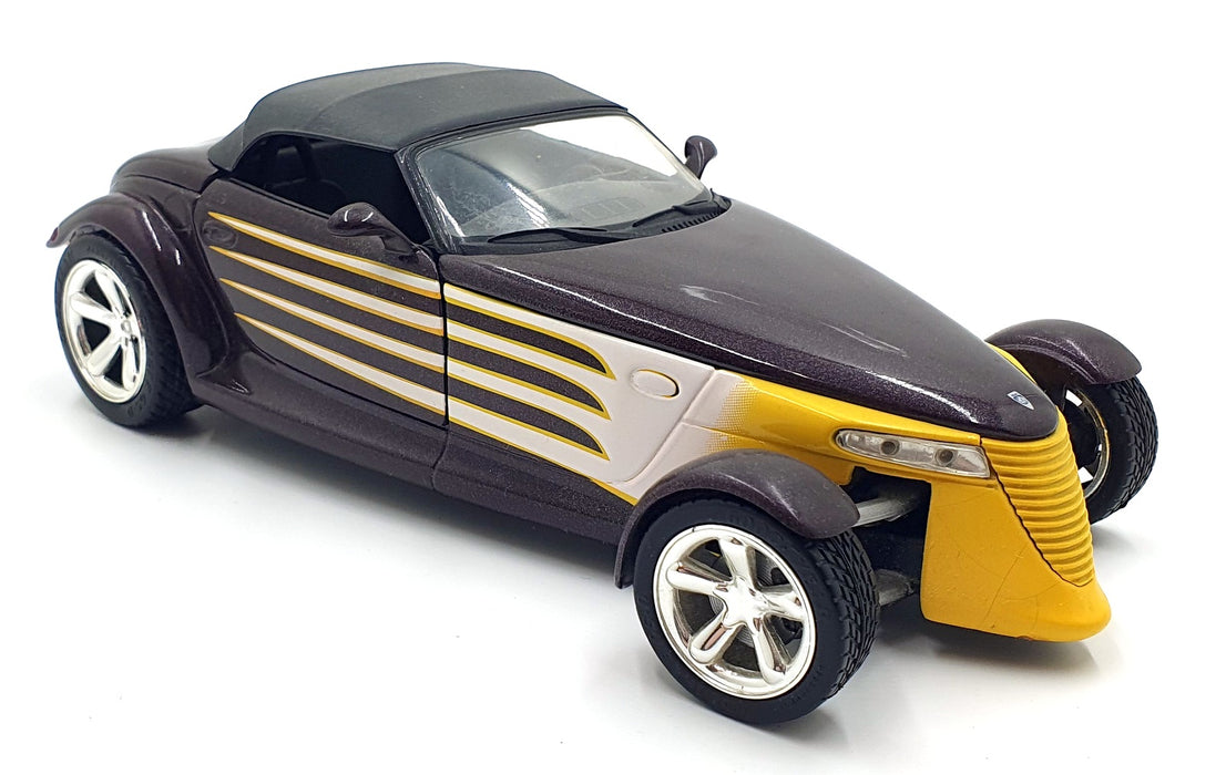 Anson 1/18 Scale Diecast 16126D - Plymouth Prowler - Met Dark Maroon