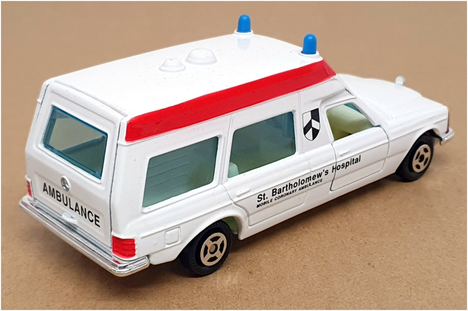 Corgi 1/36 Scale C406-10 - Mercedes Ambulance "St. Bartholomew's" - White