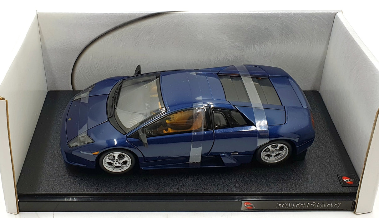 Hot Wheels 1/18 Scale Diecast 57304 - Lamborghini Murcielago - Blue