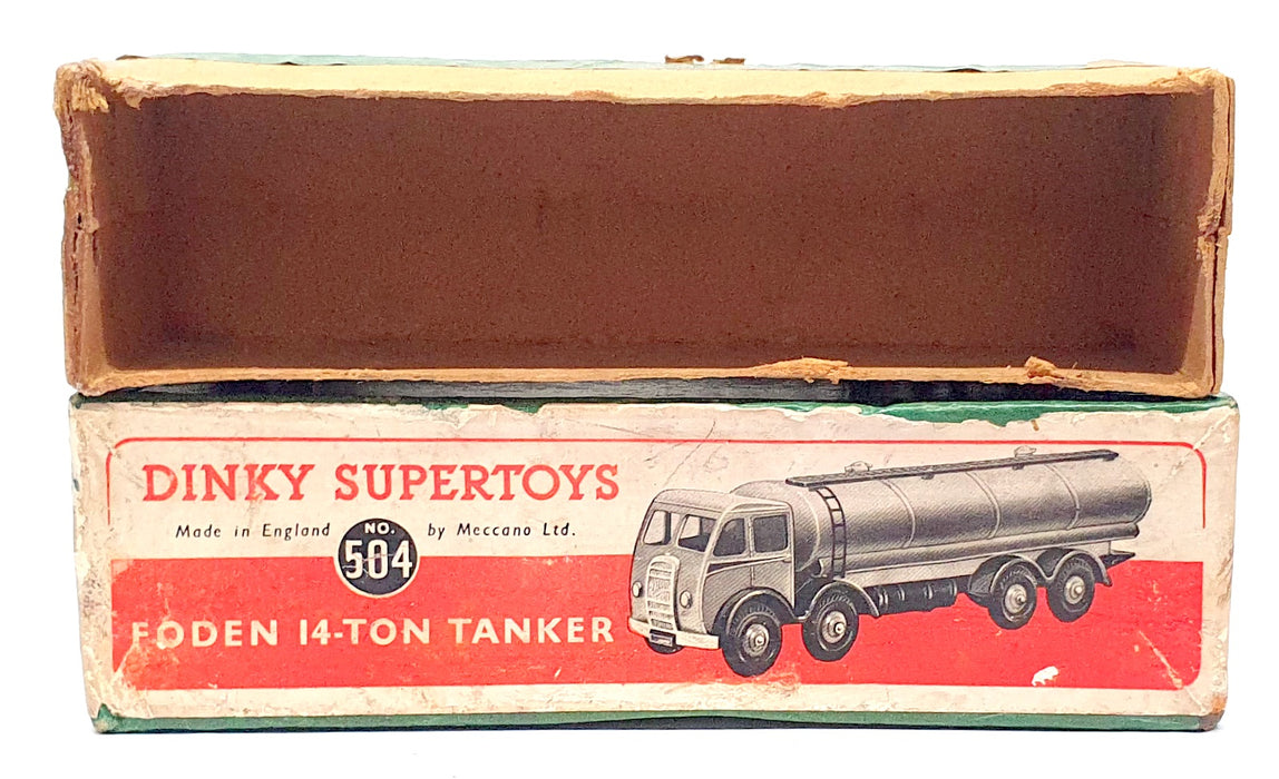 Dinky Supertoys Original Diecast 504 - Foden 14 Ton Tanker - Blue/Lt. Blue