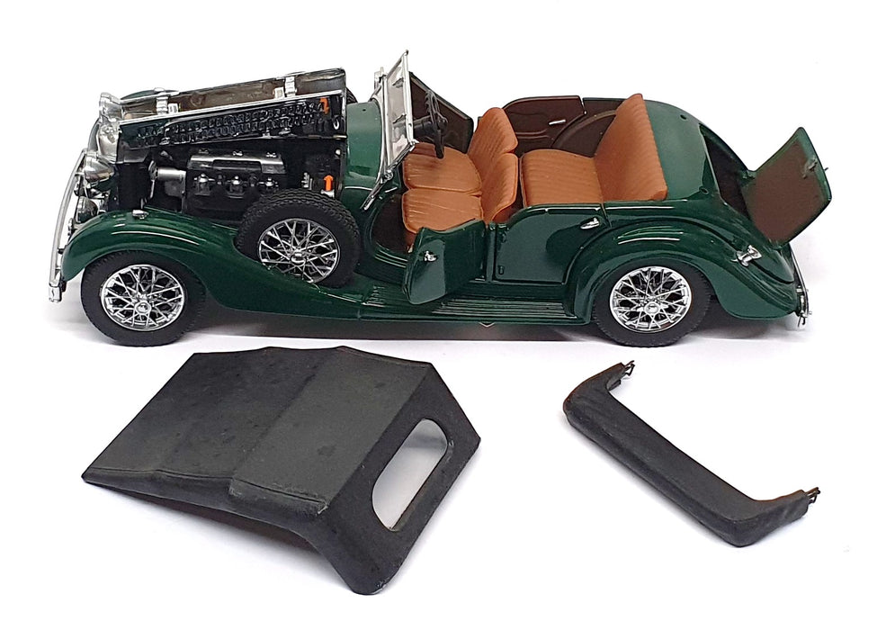 Franklin Mint 1/24 Scale Diecast 17626M - 1938 Alvis 4.3 Litre - Green