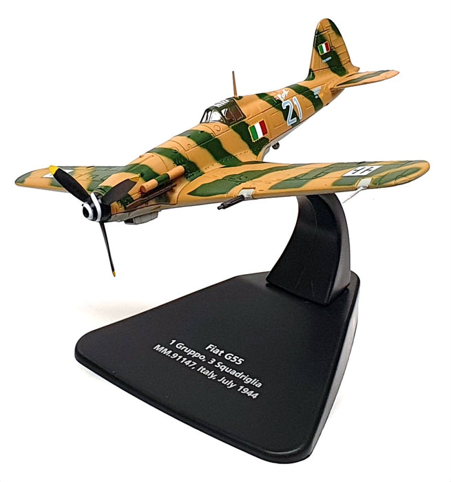 Oxford Diecast 1/72 Scale AC112 - Fiat G55 1 Gruppo, 3 Sq. MM.91147 Italy 1944