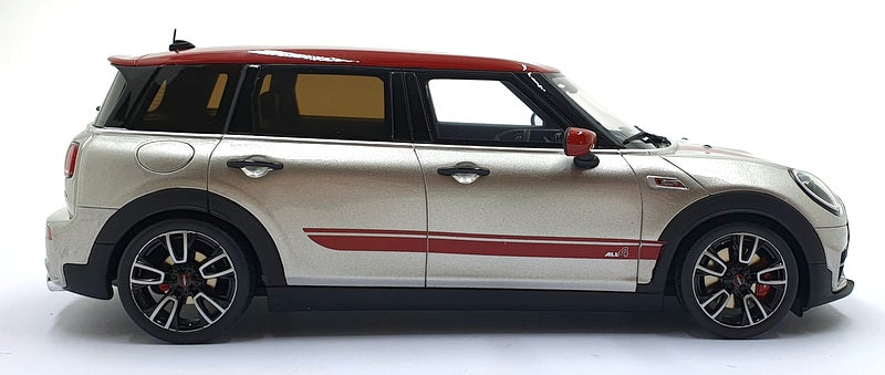 Otto 1/18 Scale Model Car OT1106 - Mini Clubman (F54) JCW - Silver/Red