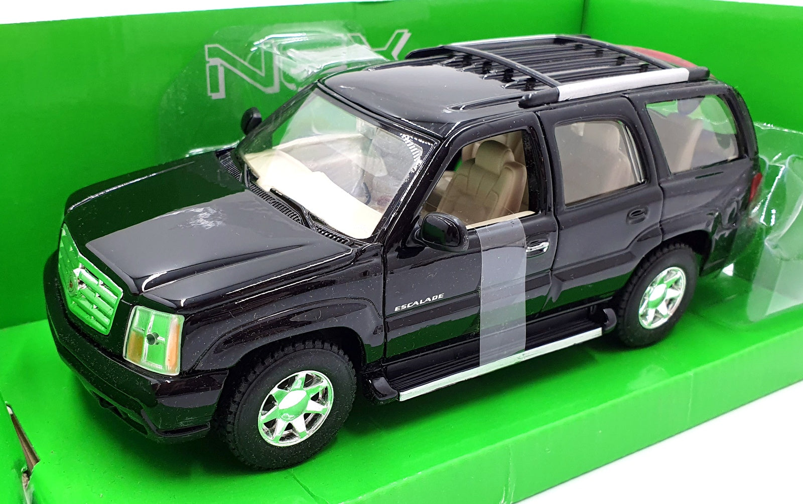 Welly NEX 1/24 Scale Diecast 22412W  - 2002 Cadillac Escalade - Black
