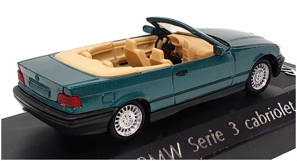 Solido 1/43 Scale Diecast 1529 - BMW Series 3 Cabriolet - Met Green