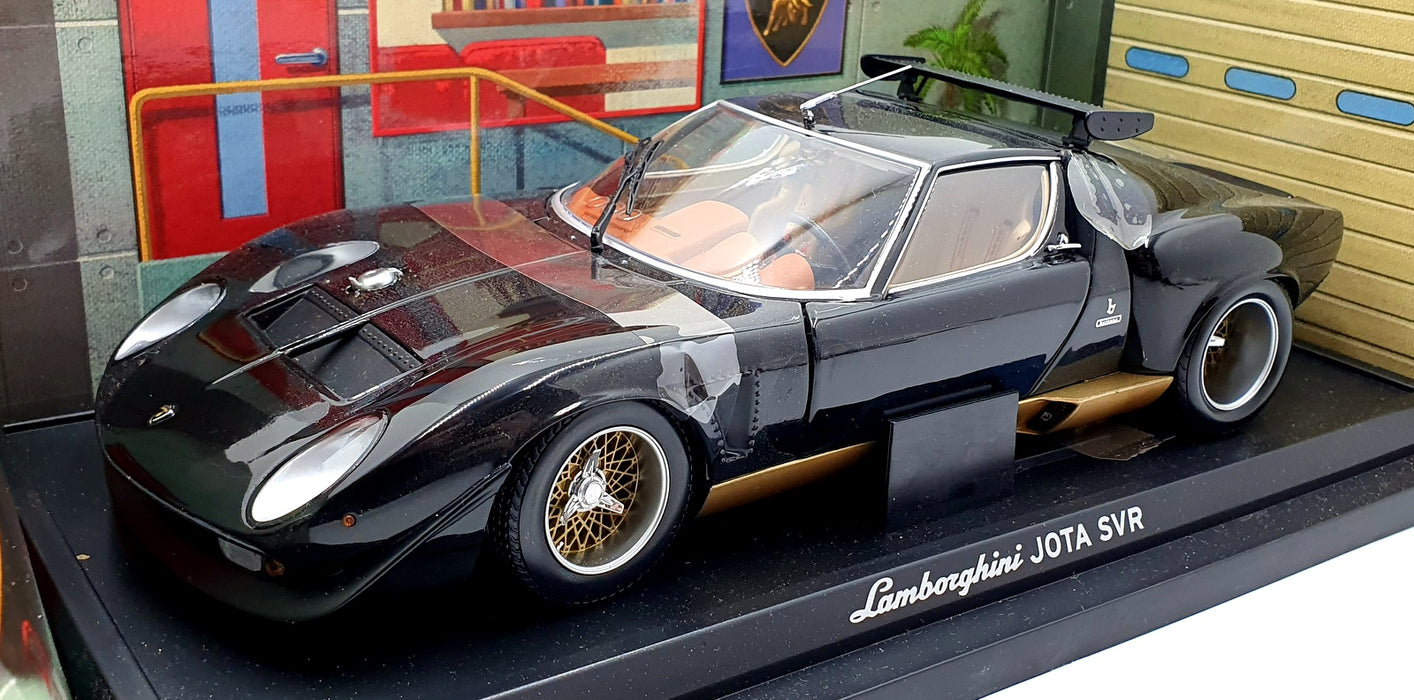 Kyosho 1/18 Scale Diecast 08311B - Lamborghini Jota SVR - Black/Gold