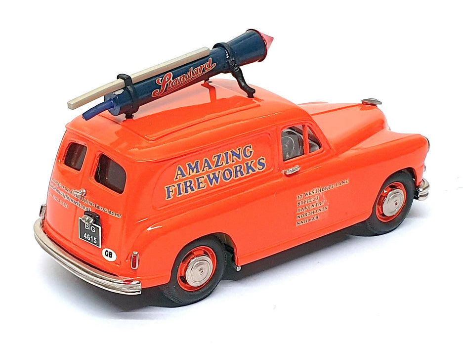 Kenna Models 1/43 Scale AF01 - Standard Vanguard Van Amazing Fireworks - Orange