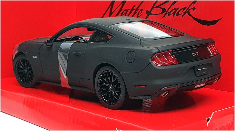 Welly NEX 1/24 Scale 24062MA-W - 2015 Ford Mustang GT - Matte Black