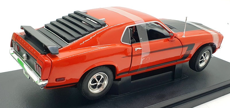 Welly 1/18 Scale Diecast 12516W - 1969 Ford Mustang Boss - Red/Black