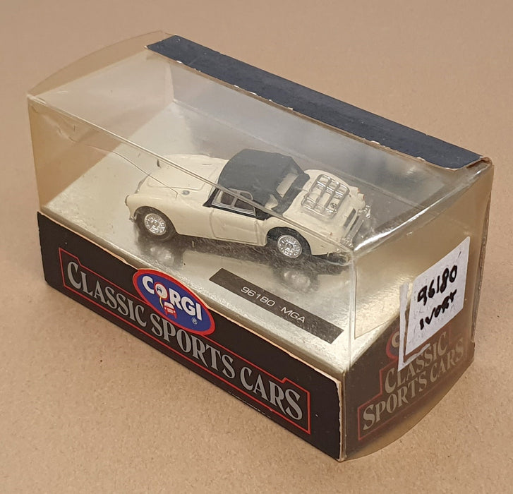 Corgi 1/43 Scale Diecast 96180 - MG MGA Soft Top - Ivory