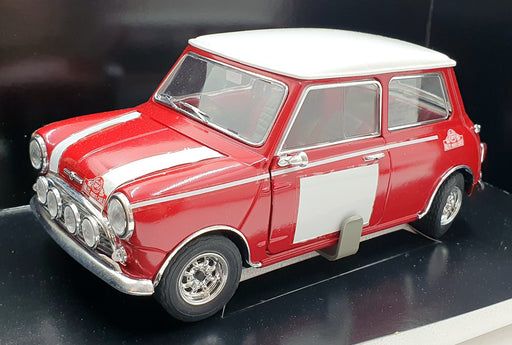 Solido 1/18 Scale Diecast 9426 - Mini Cooper S Rally Decals RMC - Red