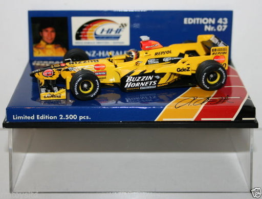 MINICHAMPS 1/43 - JORDAN MUGEN HONDA TEST CAR SUZUKA 1998 H H FRENTZEN