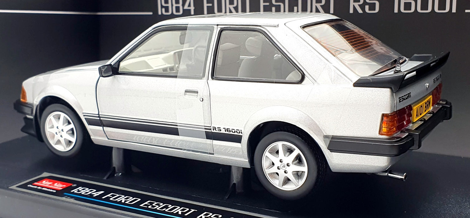 Sun Star 1/18 Scale Diecast 4998R - 1983 Ford Escort RS1600i - Silver
