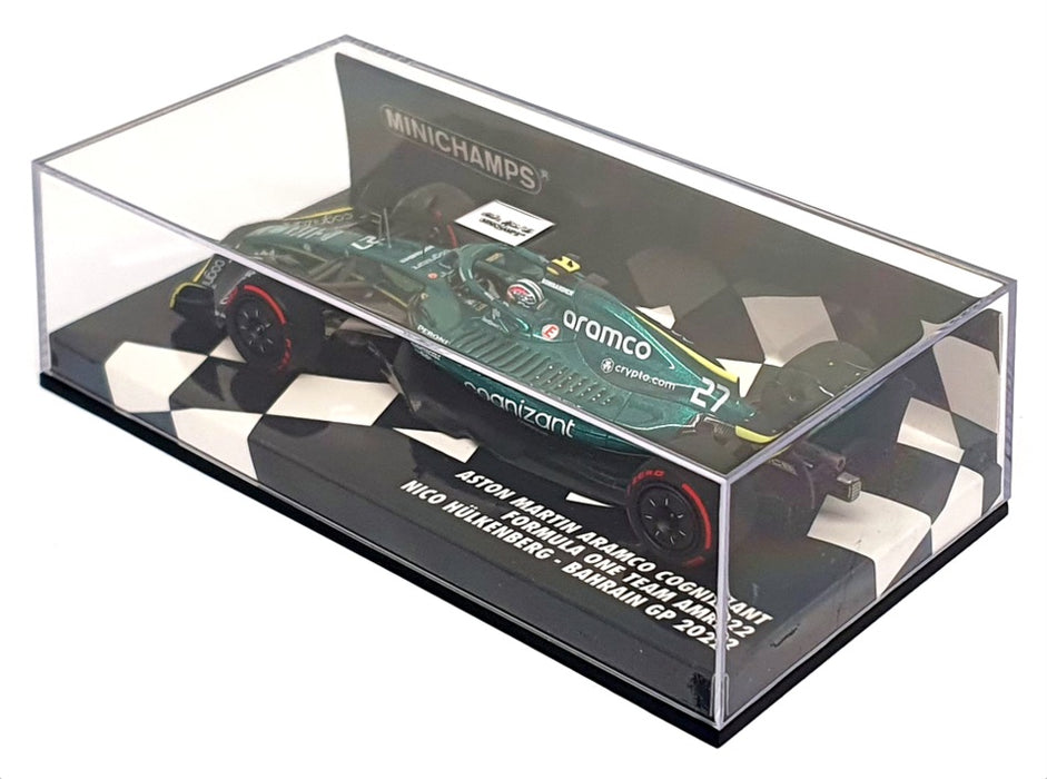 Minichamps 1/43 Scale 417 220127 - F1 Aston Martin AMR21 Bahrain 2022 Hulkenberg