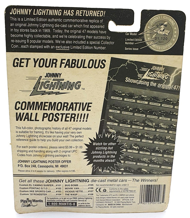 Johnny Lightning 1/64 Scale 00108 - The Challengers Wasp - Red