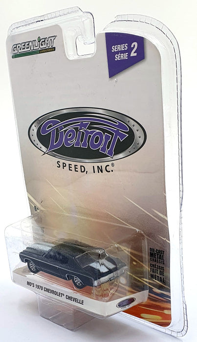 Greenlight 1/64 Scale 39070-D - 1970 Chevrolet Chevelle Mo's - Black Red