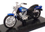 Majorette 1/18 Scale 05145 - Yamaha 650 XVS Drag Star Motorbike - Blue