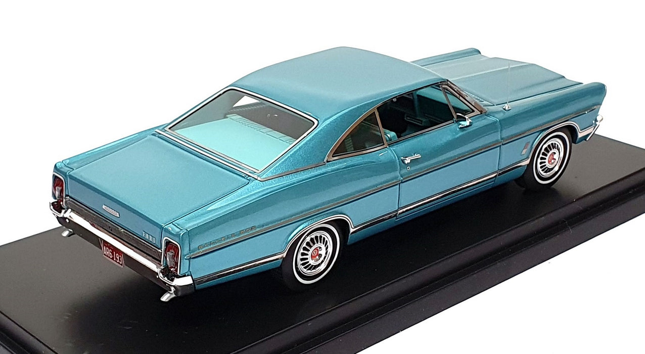 Goldvarg 1/43 Scale GC-079A - 1967 Ford Galaxie - Clearwater Aqua