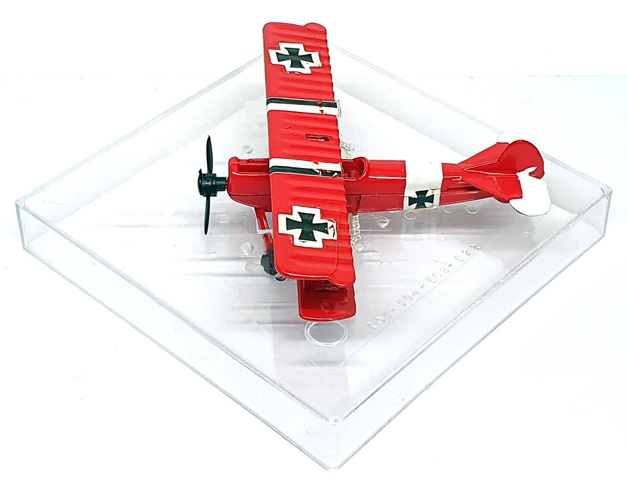 Aviones Play Me Diecast 108 - EL Fokker D-7 Scout Aircraft - Red