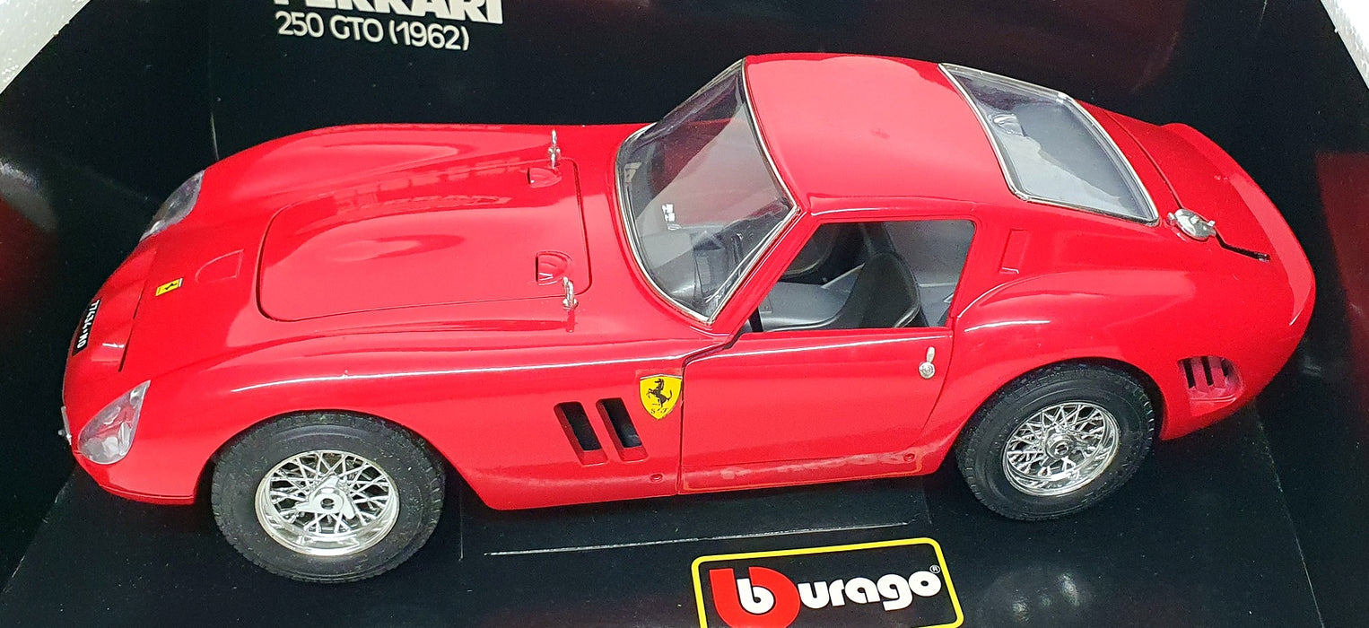 Burago 1/18 Scale Diecast 3011 - 1962 Ferrari 250 GTO - Red