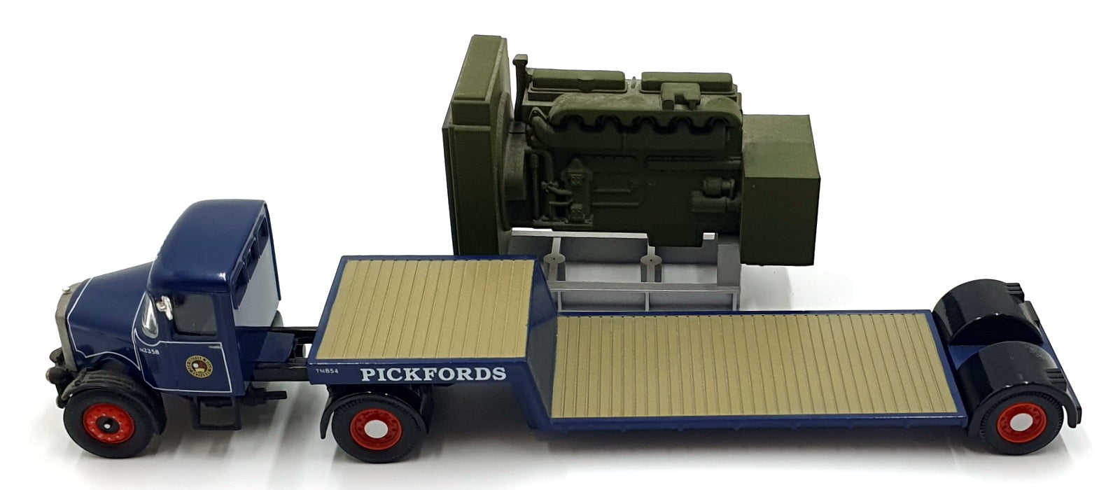 Corgi 1/50 Scale 16703 - Scammell Highwayman Low Loader + Generator - Pickfords