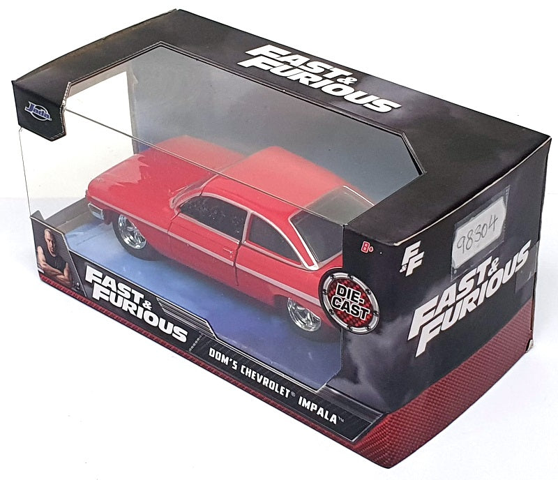Jada 1/32 Scale 98304  - Fast & Furious Dom's Chevrolet Impala - Red