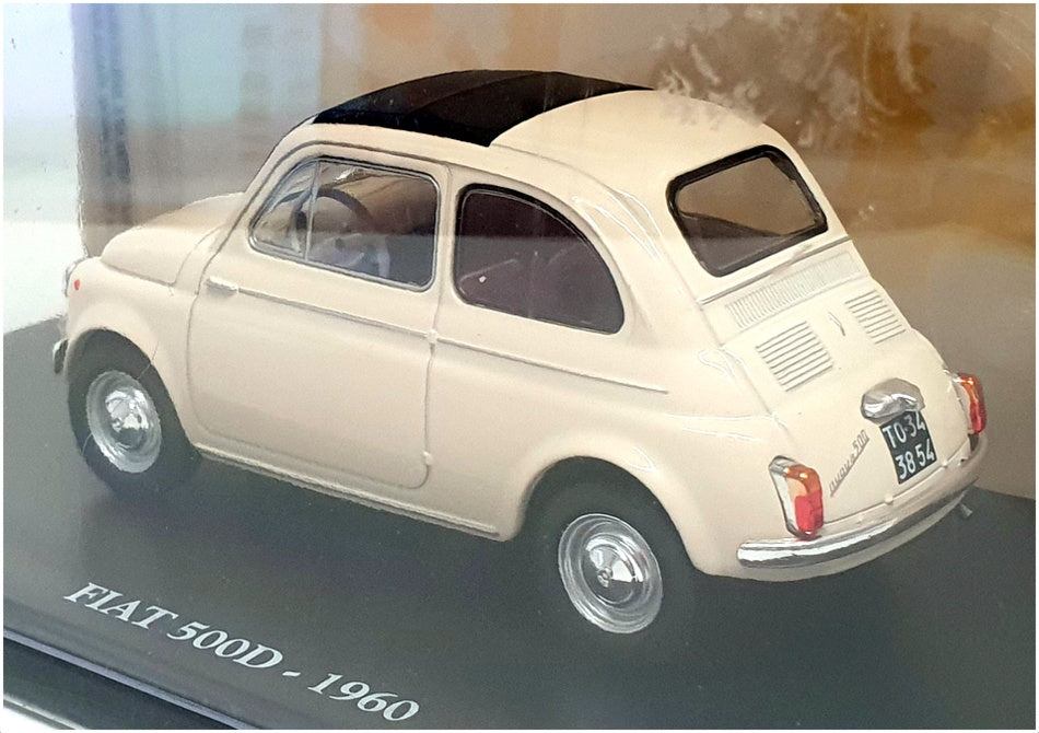 Altaya 1/24 Scale Diecast NX01 - 1960 Fiat 500D - Cream