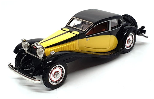 Rio Models 1/43 Scale Diecast 4262 - 1933 Bugatti T50 - Black/Yellow