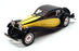 Rio Models 1/43 Scale Diecast 4262 - 1933 Bugatti T50 - Black/Yellow