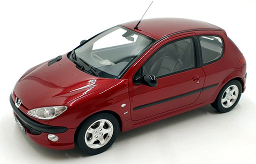 Otto Mobile 1/18 Scale OT1039 - Peugeot 206 S16 - Red