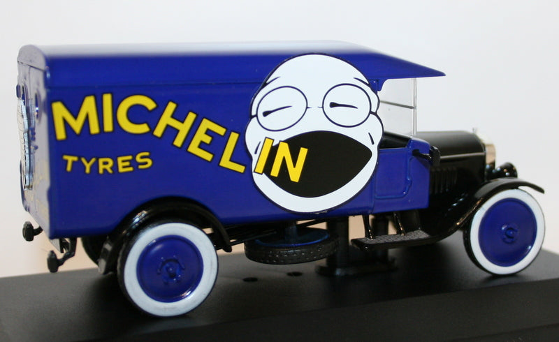 Altaya 1/43 Scale Diecast 14824A- Ford Model T Van (Michelin) Blue