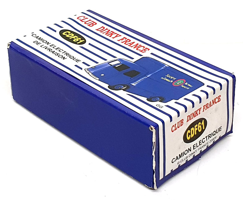 Dinky 11.5cm Long CDF61 - Camion Electrique De Livraison Dinky France Club 2009