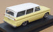 Greenlight 1/43 Scale 86058 - 1966 Chevrolet Suburban - Yellow/White