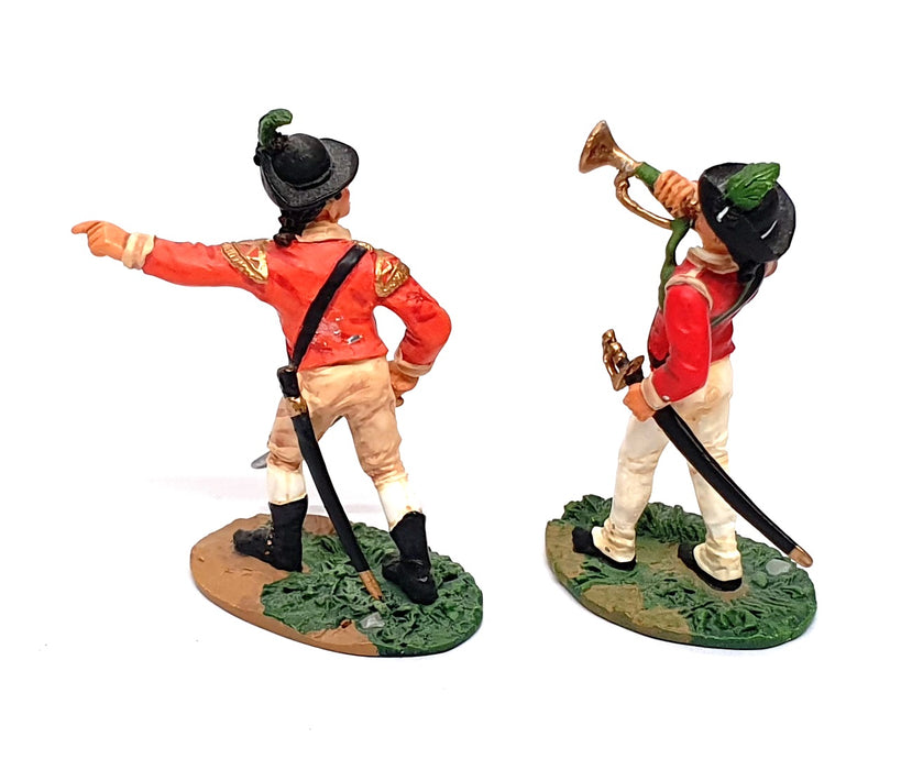 Britains 1/32 Scale Soldiers 17351 - Germantown British 40th Foot Command Set