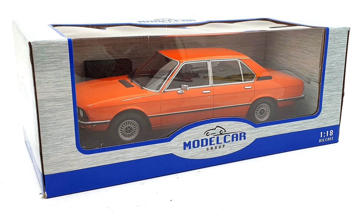 Model Car Group 1/18 Scale MCG18540 - 1974 BMW 5-Series (E12) - Orange